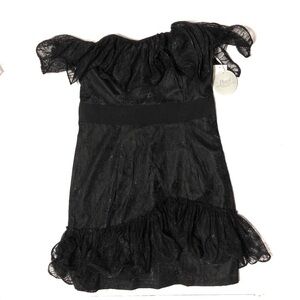 Georgina Chapman Lace Black Dress NWT sz 6
